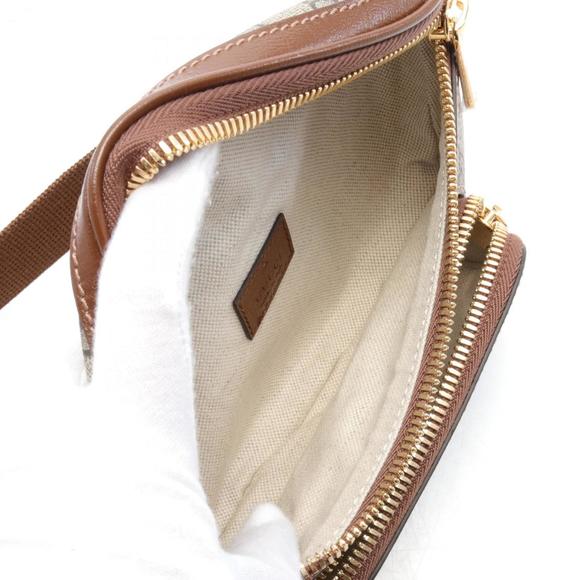 Gucci Interlocking G GG Supreme Belt Bag Waist Body Coated Canvas Leather Men... - Picture 4 of 5